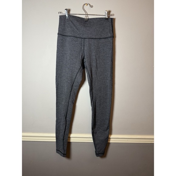 lululemon athletica Pants - Lululemon Training Grey‎ Pattern Workout Athletic Leggings Size Small
